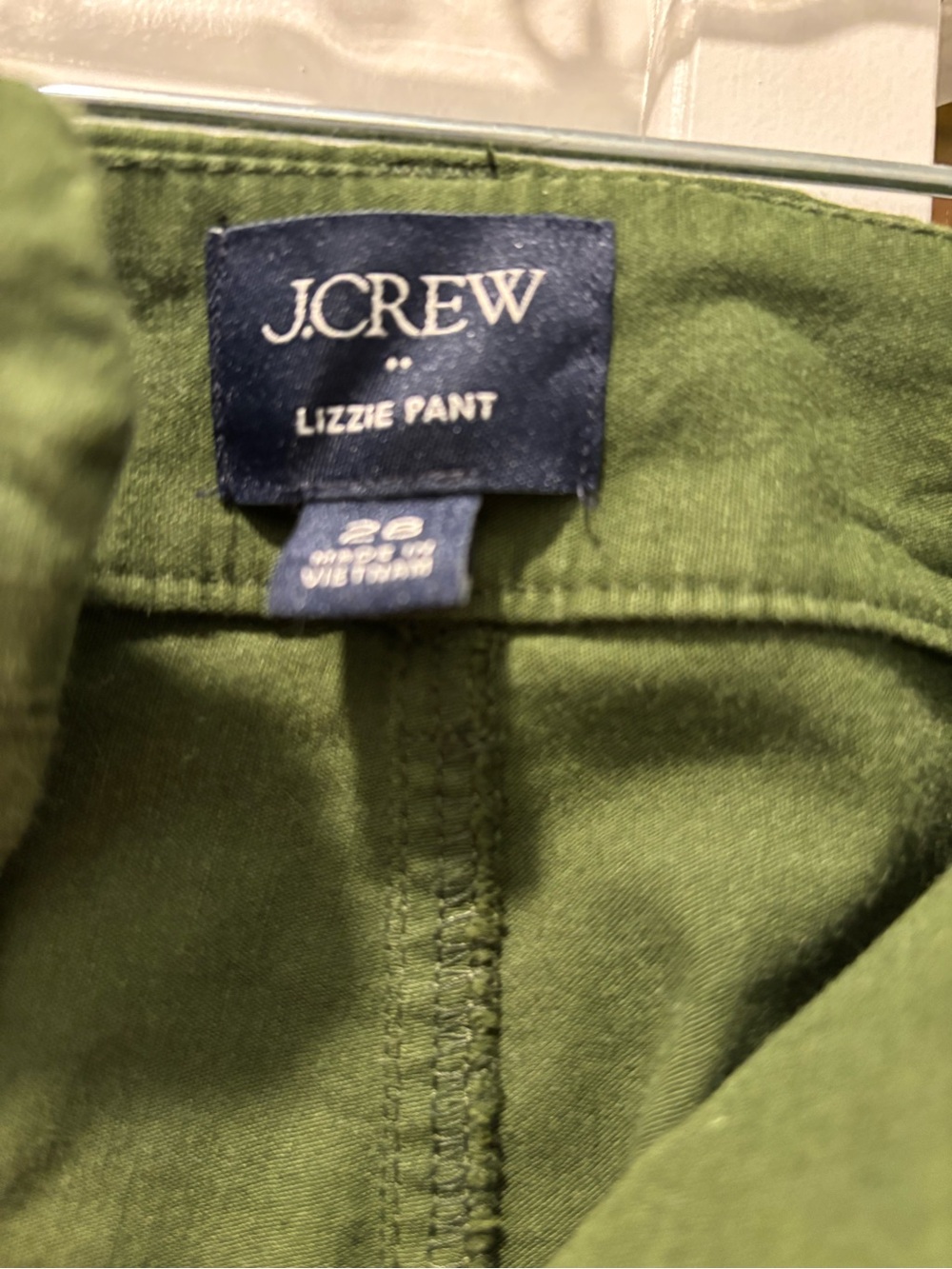 J. Crew Factory Olive Green Wide-Leg Pants size 28/size 6 - Picture 5 of 6